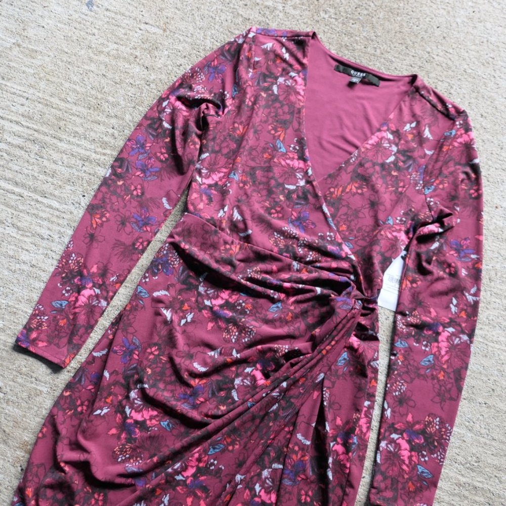 guess ∙ kellie floral wrap dress - Picture 4 of 11